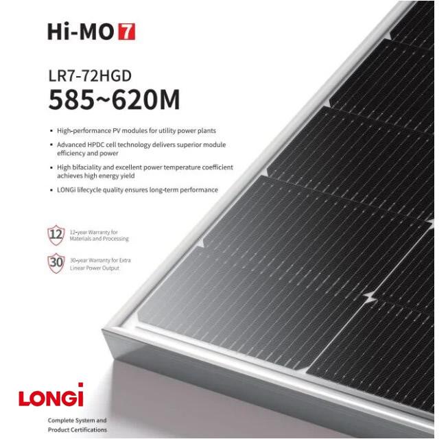 LONGI HI-MO7 LR5-72HGD 585W-620W