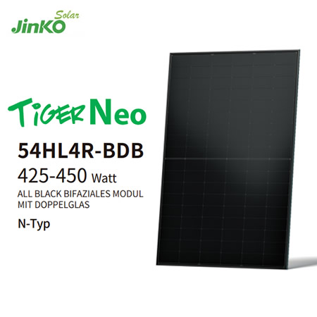 Jinko Solar 54HL4R-BDB Tiger Neo 425W-450W 