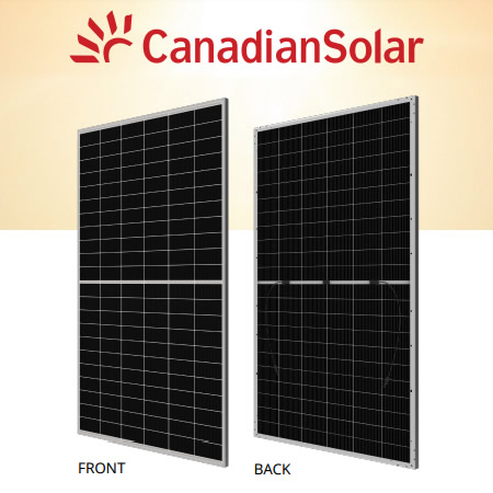 Canadian Solar 605W N-type Bifacial TOPCon Solar Panels